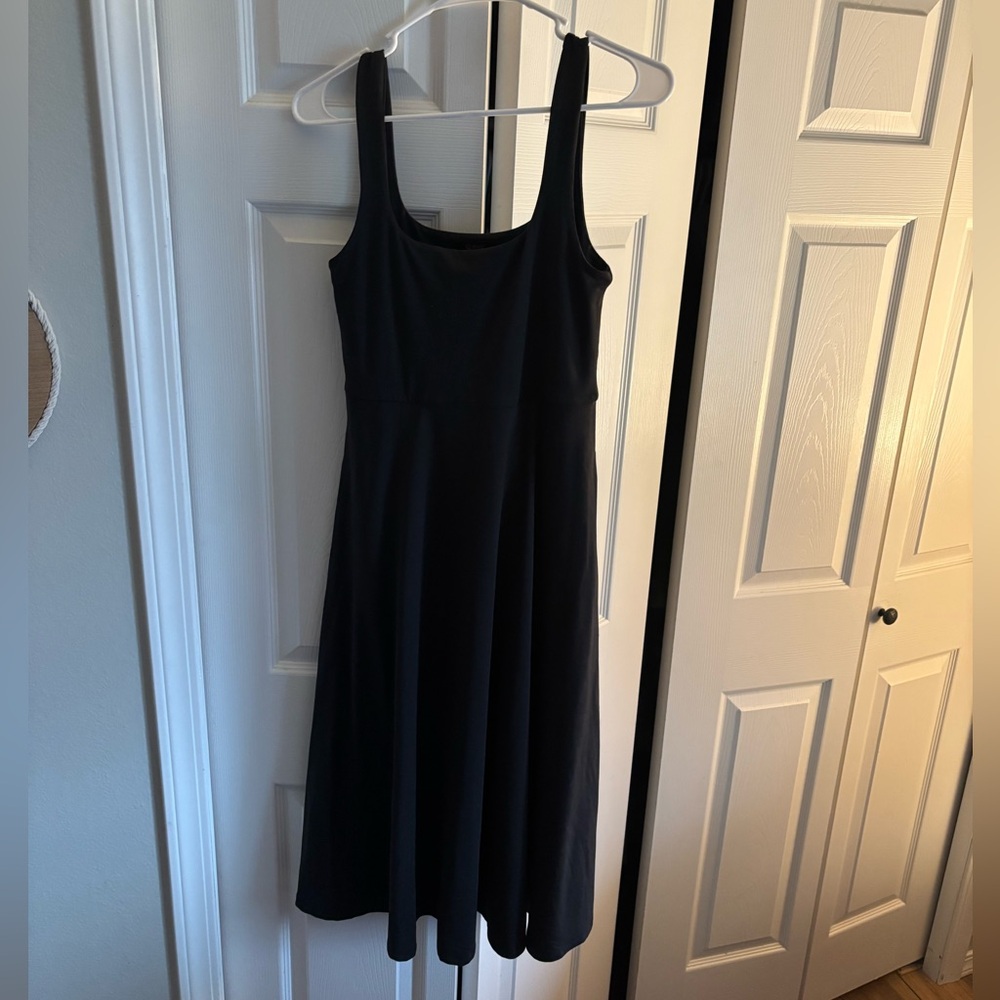 Quince Tencel Jersey fit & flare dress